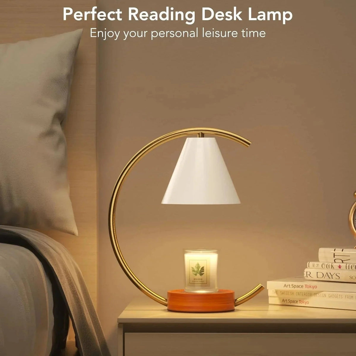 Dimmable Candle Warmer Lamp – Efficient, Flame-Free Fragrance - Dis & Dat Shop