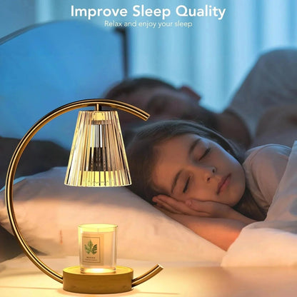 Dimmable Candle Warmer Lamp – Efficient, Flame-Free Fragrance - Dis & Dat Shop