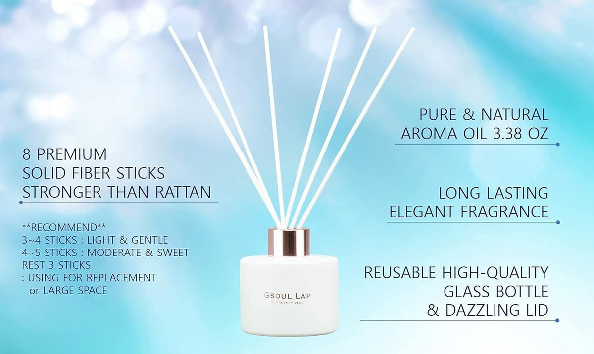 Eucalyptus Reed Diffuser Set/Fragrance Oil Diffuser Reeds/Scent Diffuser/Reed Diffuser Sticks/Room Decor/Office Decor/Home Fragrance Products & Gifts - Dis & Dat Shop