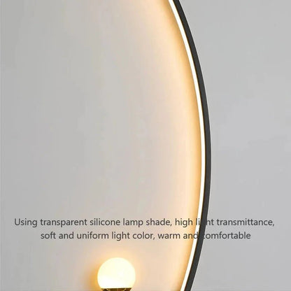 Modern LED Wall Lamp – Minimalist Art Design for Bedroom, Living Room, and Bathroom, Gold/Black - Dis & Dat Shop
