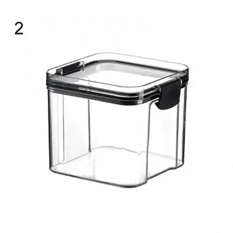 Multipurpose Food Storage Containers Set - Clear Jars with Lids for Cereal, Candy, and Dry Goods - Dis & Dat Shop