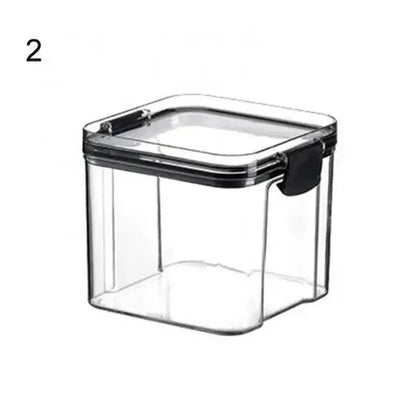 Multipurpose Food Storage Containers Set - Clear Jars with Lids for Cereal, Candy, and Dry Goods - Dis & Dat Shop