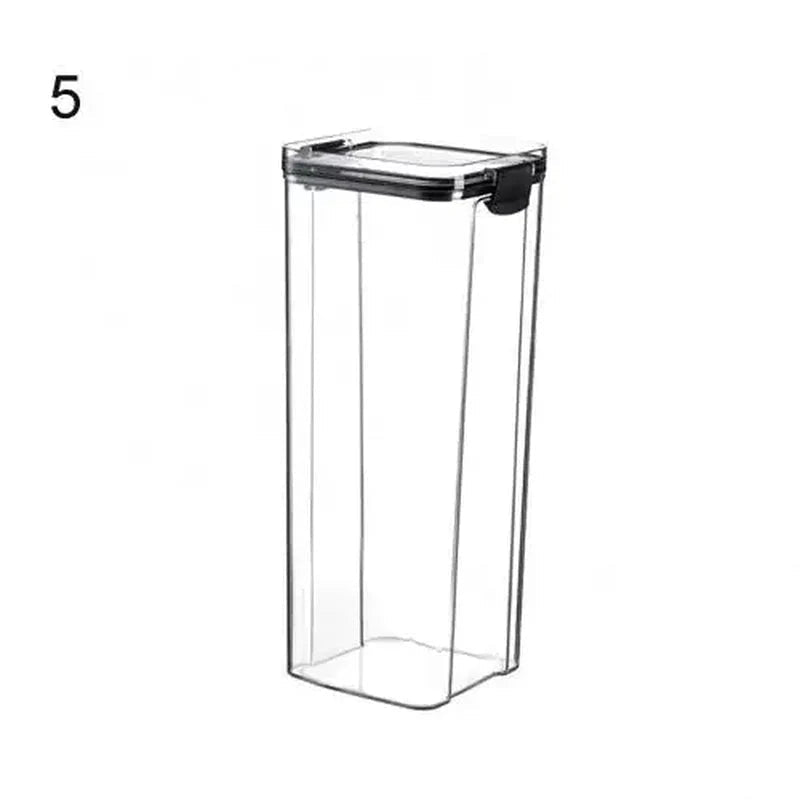 Multipurpose Food Storage Containers Set - Clear Jars with Lids for Cereal, Candy, and Dry Goods - Dis & Dat Shop