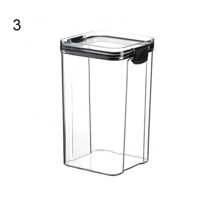 Multipurpose Food Storage Containers Set - Clear Jars with Lids for Cereal, Candy, and Dry Goods - Dis & Dat Shop