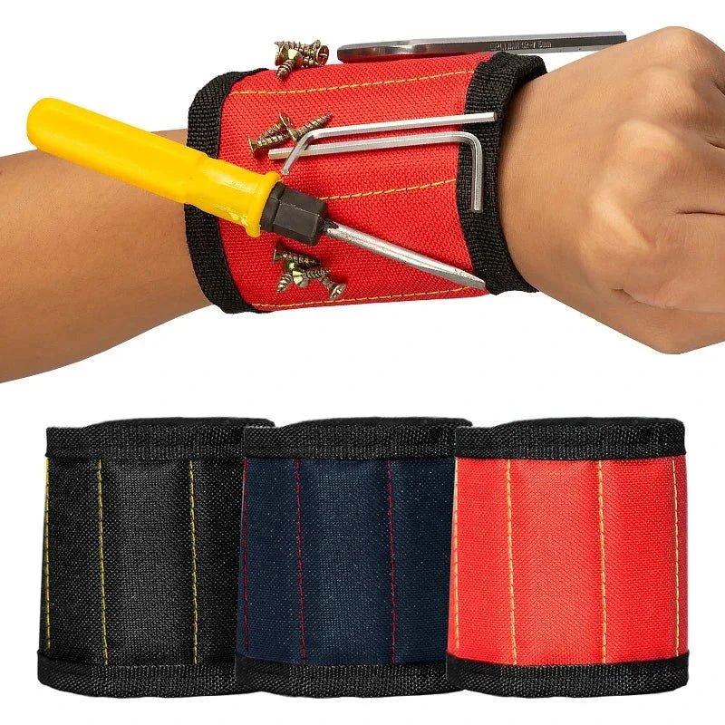 Strong Magnetic Wristband – Portable Tool Bag for Holding Screws, Nails, Nuts, Bolts, and Drill Bits - Dis & Dat Shop