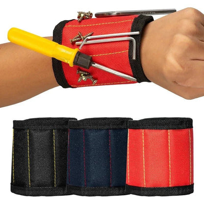 Strong Magnetic Wristband – Portable Tool Bag for Holding Screws, Nails, Nuts, Bolts, and Drill Bits - Dis & Dat Shop