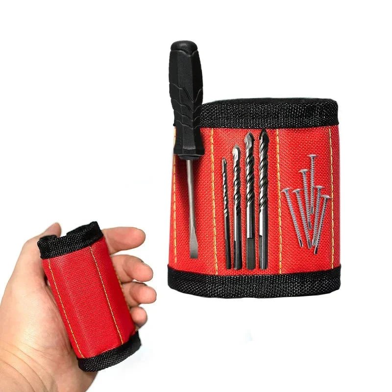 Strong Magnetic Wristband – Portable Tool Bag for Holding Screws, Nails, Nuts, Bolts, and Drill Bits - Dis & Dat Shop