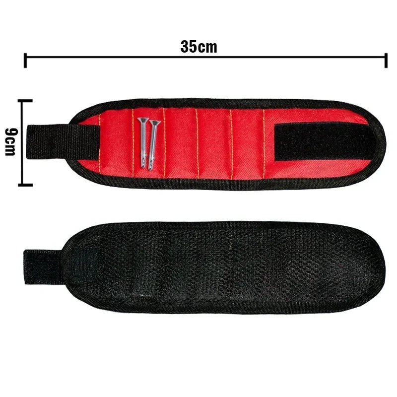 Strong Magnetic Wristband – Portable Tool Bag for Holding Screws, Nails, Nuts, Bolts, and Drill Bits - Dis & Dat Shop