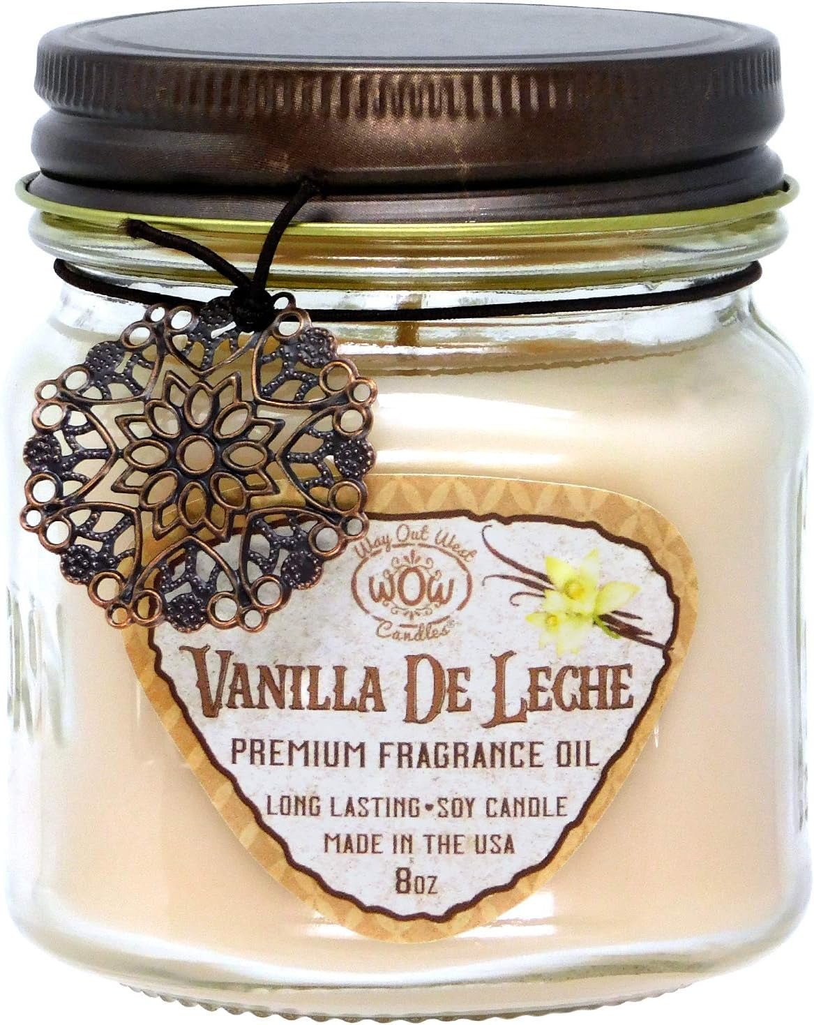 Way Out West Scented Candles in Piñon Pine & Vanilla De Leche - Gift Ready, Boxed Set of 2 Jar Candles - Fragrant, Long Lasting Soy Wax Blend - Delightful Soothing Fragrances for a Warm, Cozy Home - Dis & Dat Shop