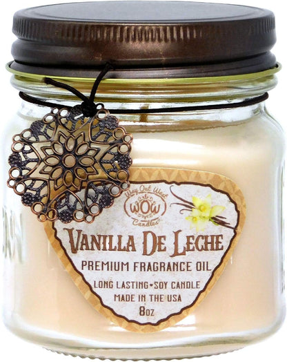 Way Out West Scented Candles in Piñon Pine & Vanilla De Leche - Gift Ready, Boxed Set of 2 Jar Candles - Fragrant, Long Lasting Soy Wax Blend - Delightful Soothing Fragrances for a Warm, Cozy Home - Dis & Dat Shop